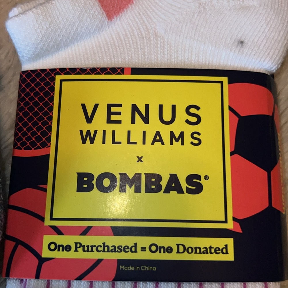 BOMBAS VENUS WILLIAMS TENNIS SOCKS - Picture 3 of 3